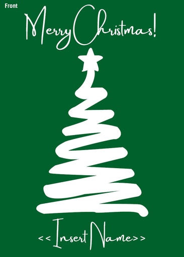 [EDCGRT02] Customer Christmas Card Tree